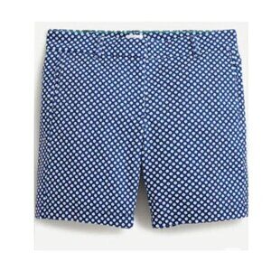 J Crew stretch printed chino Shorts 6.5 inseam